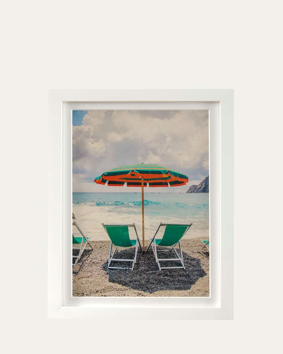 "The Umbrella Cinque Terre" Mini Giclee Print